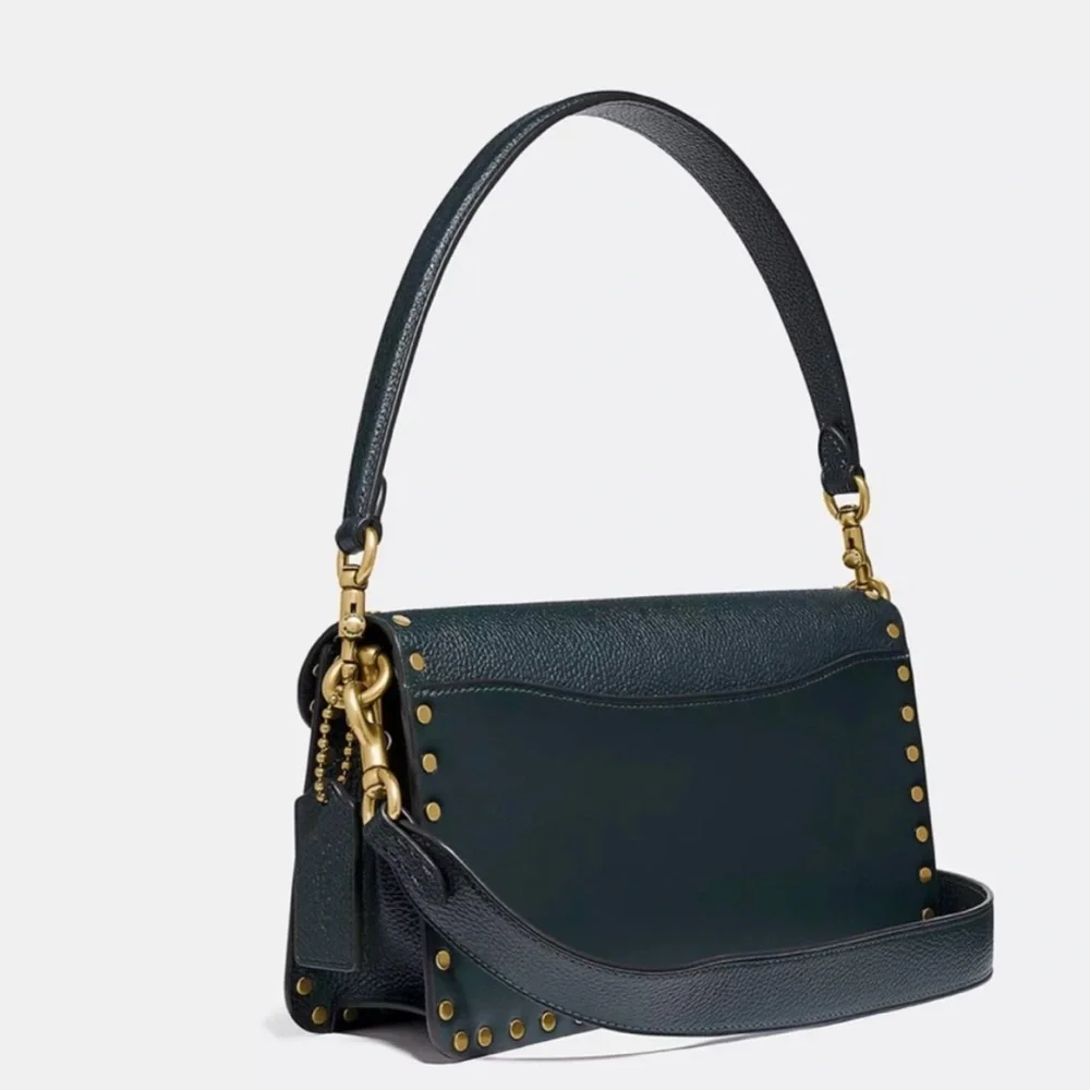 💙💛New - Coach - Tabby 26 In Blue Colorblock With Rivets💙💛 - Picture 2 of 11